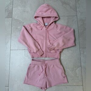 Aritzia Boyfriend Sweatfleece Set